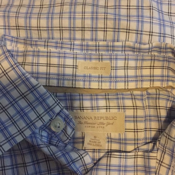 S men Banana republic button up - Picture 2 of 2